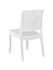 Beliani 2er-Set Esszimmerstuhl FOSSANO in Weiß