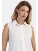 usha WHITE LABEL Damen Blusentop in Wollweiss