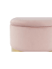 Kayoom Hocker Zora 2erSet in rosa - gold - altrosa