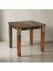 KADIMA DESIGN Esszimmertisch Massivholz | Mango Shabby, 80x80cm, 4 Personen, Holz in Beige