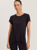 Hanro T-Shirt Yoga in black beauty