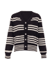 Usha Women Cardigan in Schwarz Wollweiss