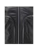 Rick Owens Schwarz Bauhaus Flight Leder Jacke