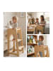 relaxdays Lernturm in Natur - (B)44 x (H)90 x (T)44 cm