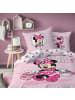 Disney Minnie Mouse Mädchen Bettwäsche-Set Flanell "Disney's Minnie Mouse - Shopping" in Rosa