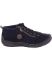 rieker Sneaker in schwarz/leo-nuss/wood