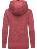 ragwear Sweatjacke Neska Zip Flowers in Raspberry23