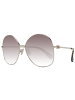 Max Mara Damen Sonnenbrillen Rund Gold