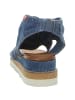 Artiker Keilsandalette in blau