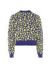 Sookie Damen Sweater in MARINE LIMETTE GELB