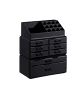 relaxdays Makeup Organizer in Schwarz