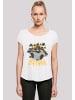 F4NT4STIC Long Cut T-Shirt Long Cut T-Shirt 'Batman TV Serie Nananana' in weiß