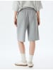 KOTON Shorts in Grau Melange