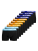 Jack & Jones Boxershort 10er Pack in Schwarz/Blau/Orange