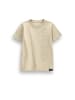 Coccodrillo Baumwoll-T-Shirt mit kurzen Ärmeln in beige