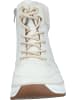 rieker Schnürstiefeletten in crema/offwhite-metallic