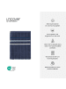 UNCOVER BY SCHIESSER Handtuchset Ohio im 4er Set in Dunkelblau
