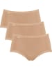 Sloggi Baumwolle, Single-Jersey Hüftslip 3er-Pack 24/7 Cotton Lace in haut
