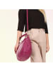 Toscanto Leder Schultertasche Toscanto Tasche fuchsia, pink ca. 40cm