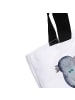 Mr. & Mrs. Panda Tote Bag Axolotl Freundin ohne Spruch in Weiß