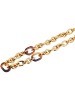 Adeliás Damen Halskette – Ankerkette aus Edelstahl 45 cm in gold
