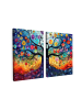 OnlyWow Leinwandbild 2er Set