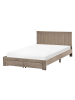 Beliani Doppelbett LONZAC in Beige - (W) 145 x (H) 90 x (L) 208 cm