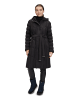 Betty Barclay Steppjacke mit Kapuze in Schwarz