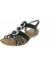remonte Komfort Sandalen für Damen in schwarz