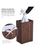 HOMCOM Wäschekorb-L40 x B30 x H60 cm-Dunkelbraun