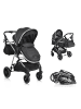 Moni Kinderwagen 2 in 1 Kali 22 kg in schwarz