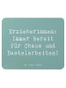Mr. & Mrs. Panda Mauspad Spruch Erzieherin Chaos mit Spruch in Meeresbrise
