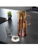 Intirilife Karaffe Kanne aus Glas Wasser Krug in Amber