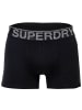 Superdry Boxershort 3er Pack in Schwarz/Grau