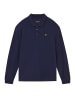 Lyle & Scott Langarm-Poloshirt in Blau