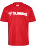 Hummel T-Shirt Hmllogo Kinder in TRUE RED