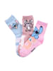 Stitch Kinder Socken 3 Paar Strümpfe in Mehrfarbig
