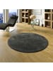 Snapstyle Hochflor-Teppich Palace Rund in silber