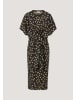 Hessnatur Hessnatur Jersey Kleid Midi Oversize aus reiner Bio-Baumwolle in schwarz