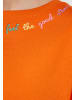 IZIA Damen Sweatshirt in Orange
