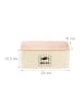 relaxdays Brotkasten in Beige - (B)33 x (H)13,5 x (T)19 cm