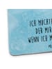 Mr. & Mrs. Panda Bierdeckel Pinguin mHerzieren mit Spruch in Eisblau