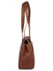 SPIKES & SPARROW Handtasche echt Leder in cognac