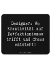 Mr. & Mrs. Panda Mouse Pad Spruch Designer Magie mit Spruch in Schwarz