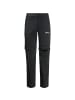 Jack Wolfskin GLASTAL ZIP AWAY PANTS M in Schwarz