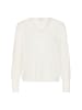 Kaffe Strickpullover KAlizza Loose fit in Chalk