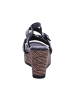 Marco Tozzi Keilsandalette in BLACK