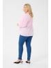 KAFFE curve Langarm-Bluse KClinna in Lilac Snow