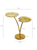 FineBuy Beistelltisch in Gold / Aluminium / 57x30x57