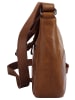 SPIKES & SPARROW Umhängetasche echt Leder in cognac